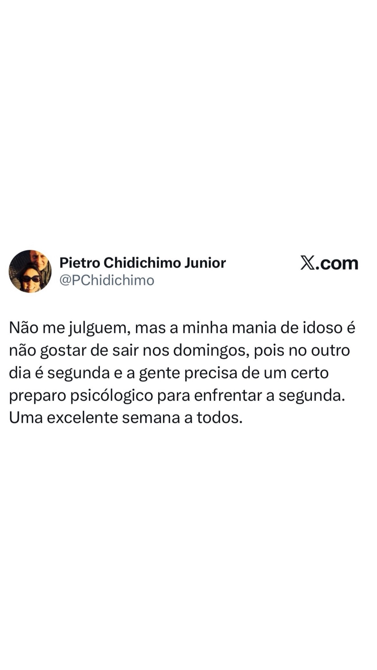 A mania de 'idoso' que muitos se identificam