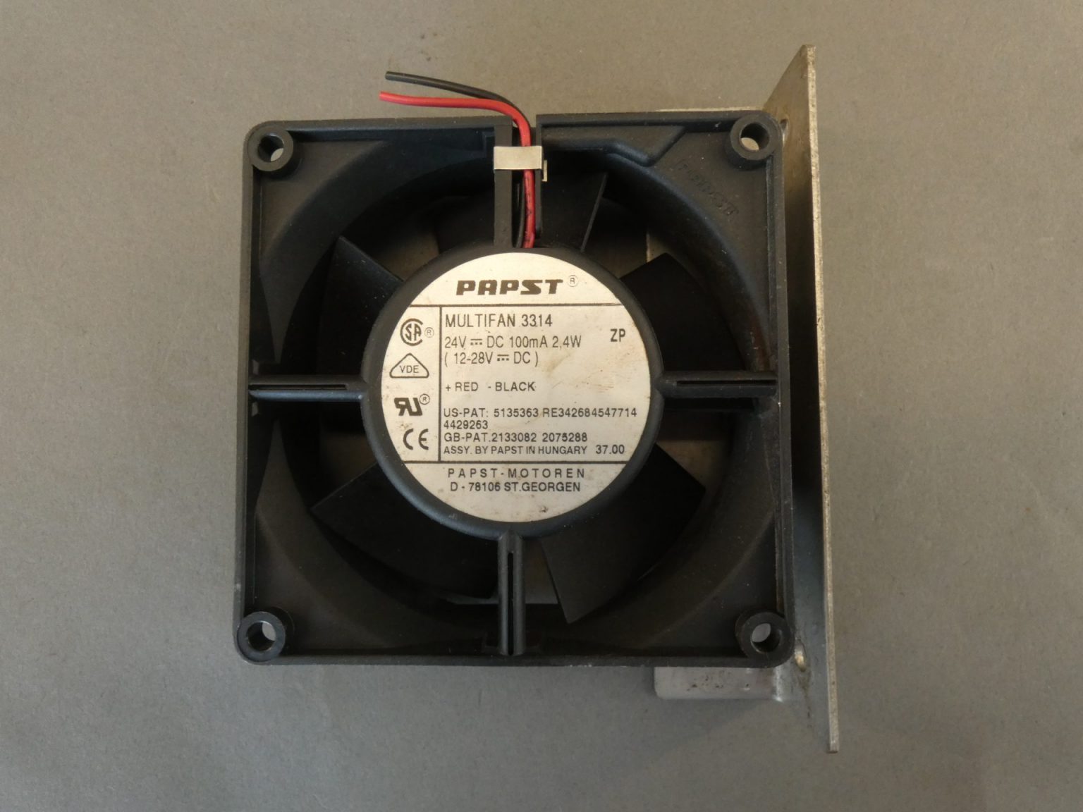 Papst Multifan Cooling Fan Ma Pin W V Gpm Surplus