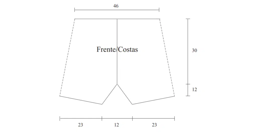 Bermuda masculina de crochê para o verão: Passo a passo com gráficos