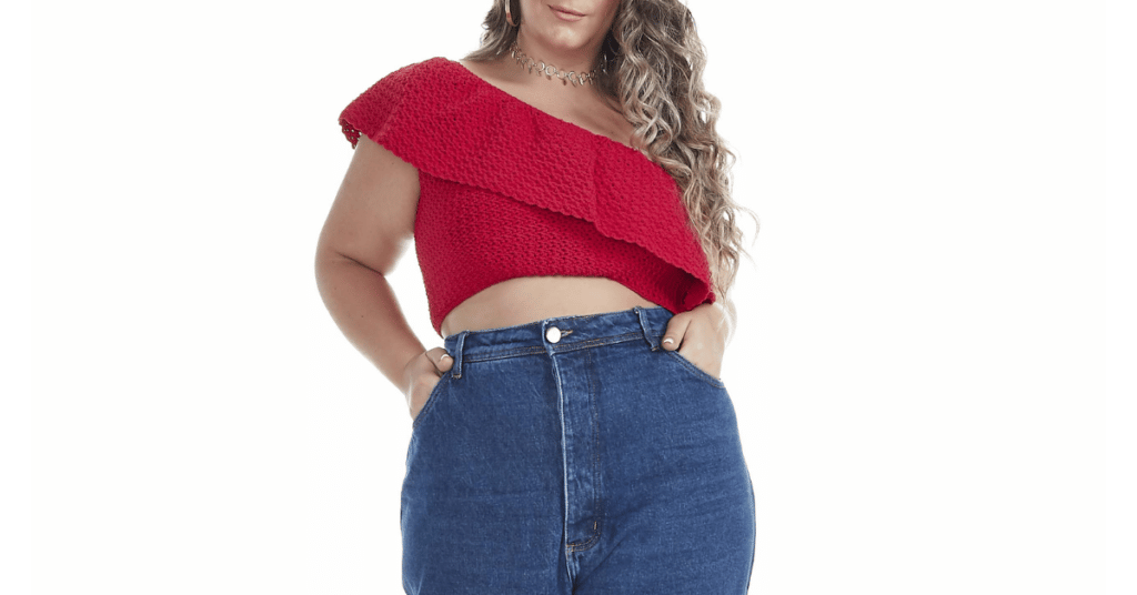 Arrase no natal com o cropped de um ombro só em crochê: Receita com gráficos