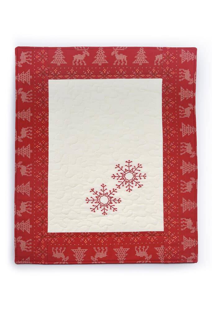 Patchwork: Jogo Americano de Natal com Passo a passo