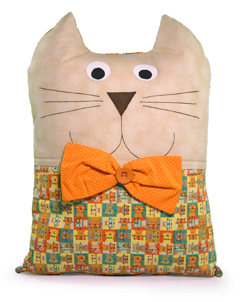 Almofada Gato Patchwork