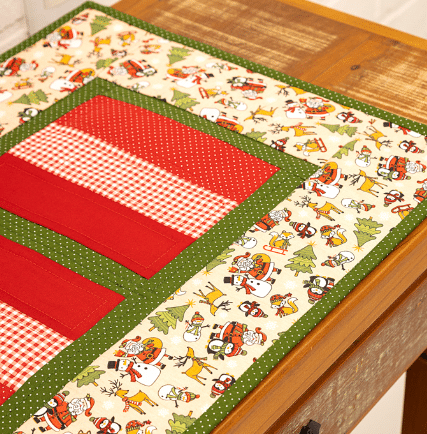 Trilho Patchwork Jingle Bells