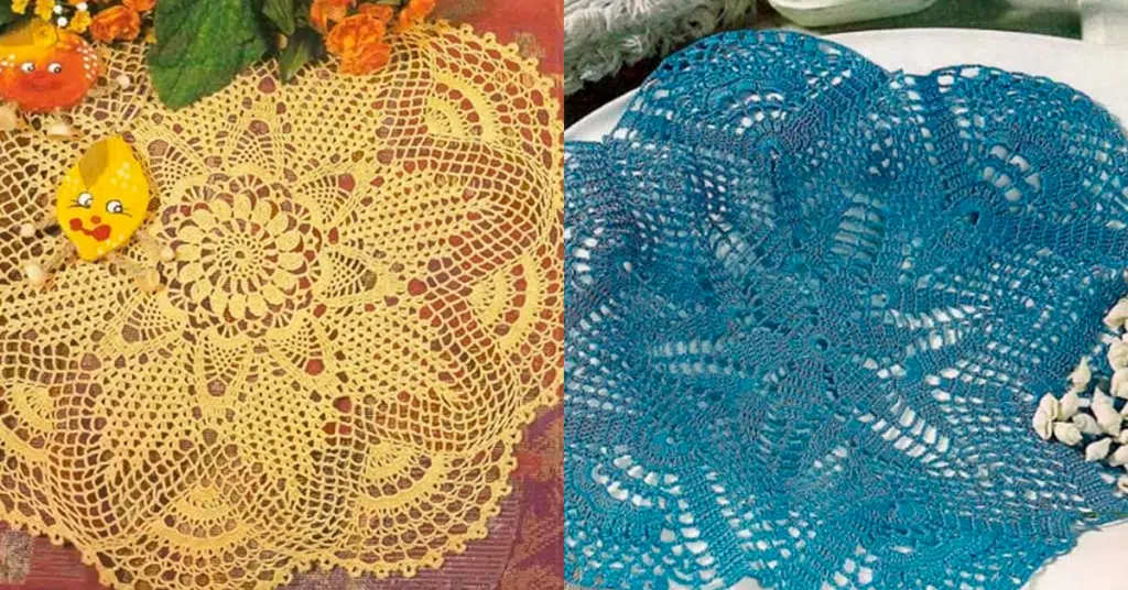 Centros de Mesa em Crochê Delicados com Gráficos p Baixar