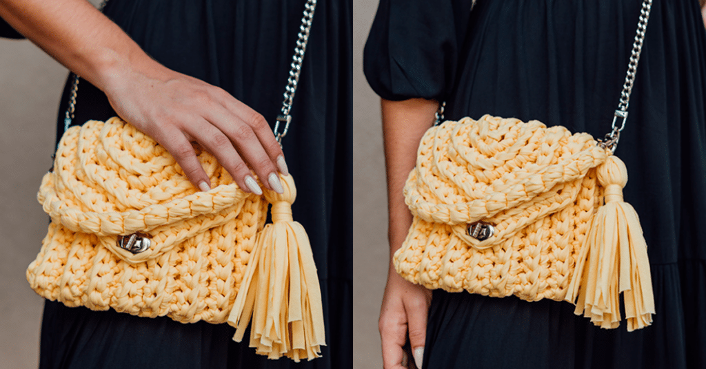 A Mais Linda Bolsa em Crochê Renata com Gráficos para Copiar