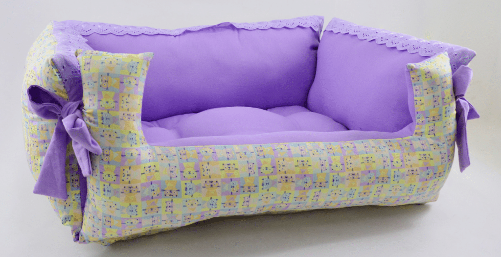 Conforto e Estilo: Cama Pet em Patchwork para seu Amigo de Quatro Patas