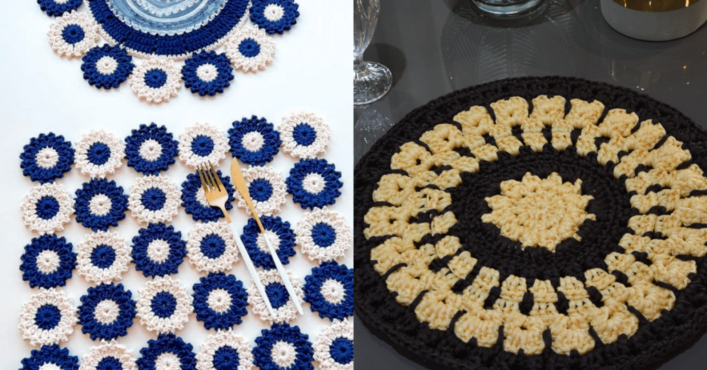 13 Sousplats De Crochê Inspiradores e 1 Receita Completa