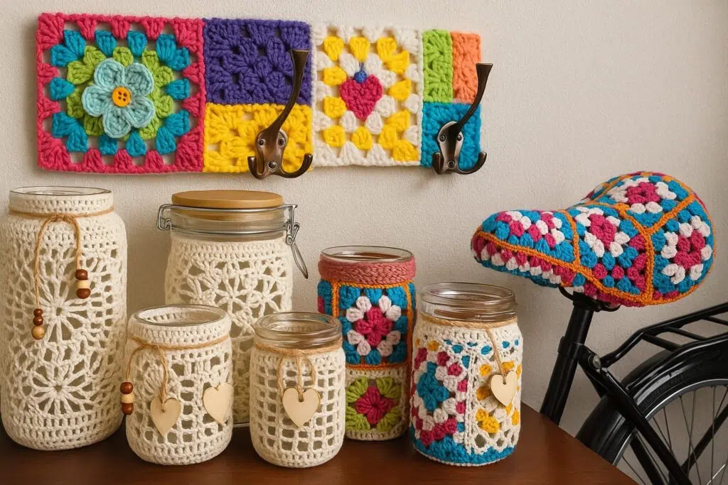 Crochê Criativo Passo a Passo: 38 Ideias Fáceis e Lucrativas para Decorar e Vender