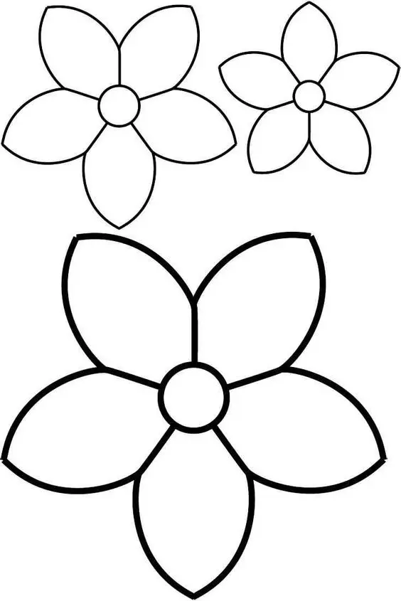 moldes de flores