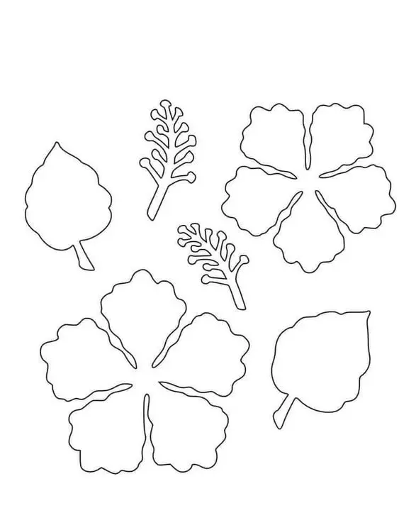 moldes de flores