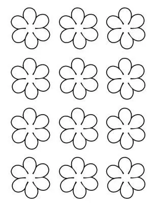 moldes de flores