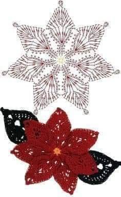flores de crochê