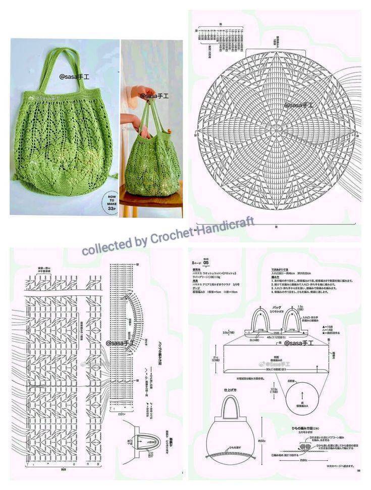 bolsas de crochê