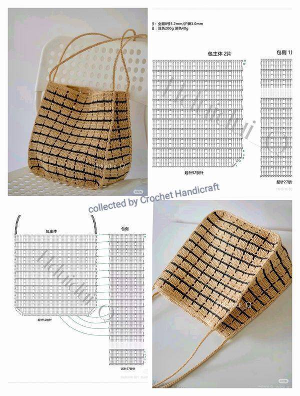 bolsas de crochê