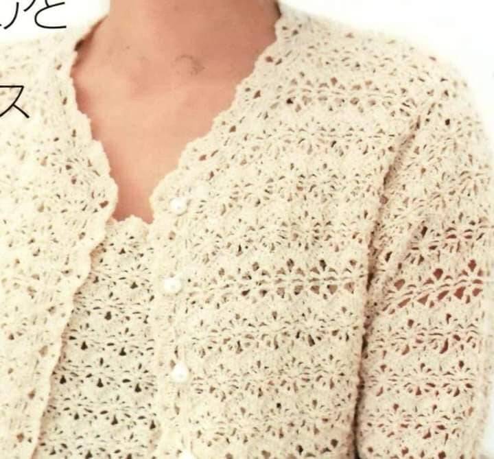 blusas de crochê