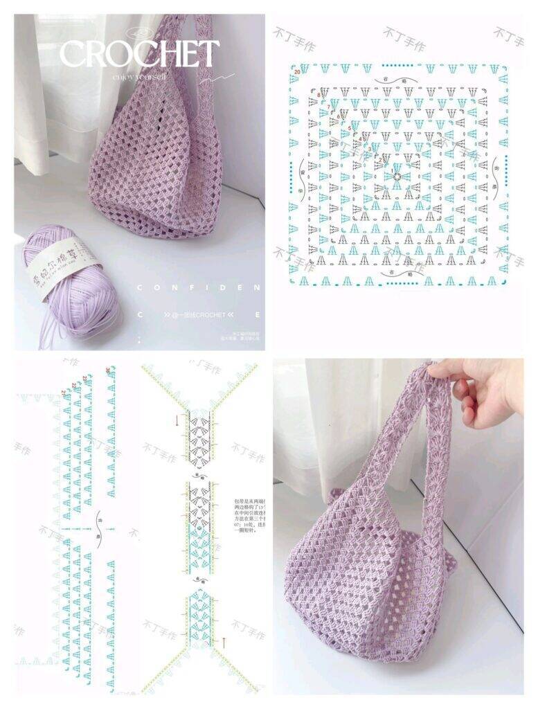 bolsas de crochê
