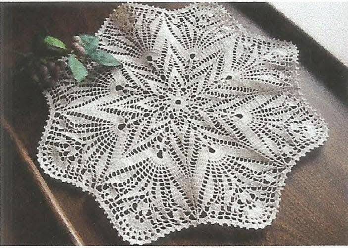 centros de mesa em crochê