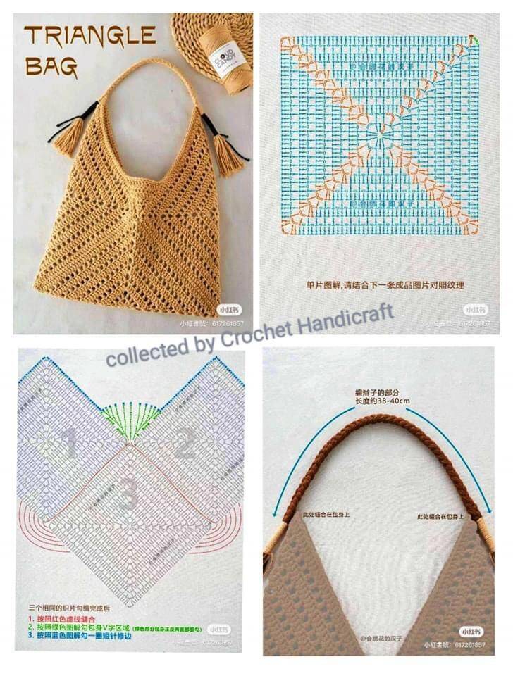 bolsas de crochê