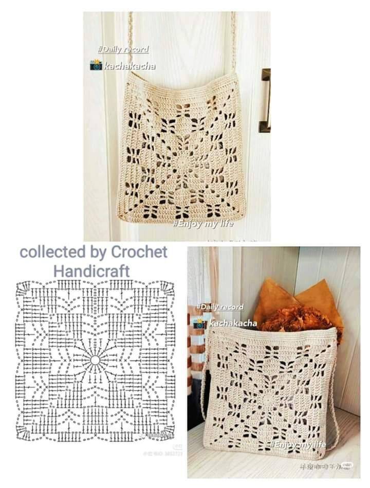 bolsas de crochê