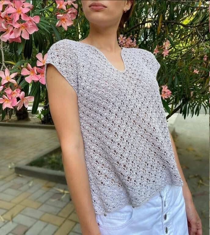 blusas de crochê