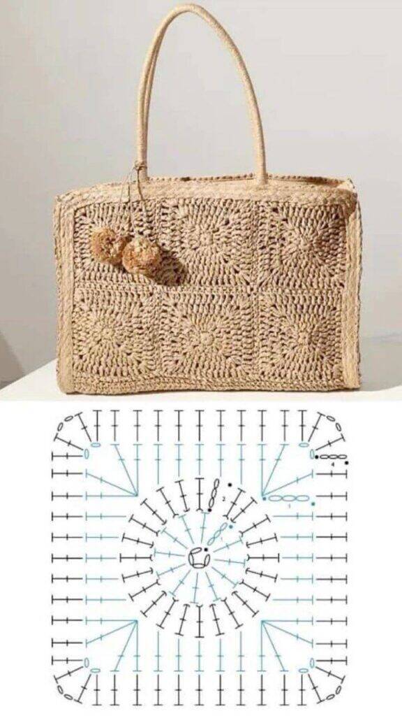 bolsas de crochê