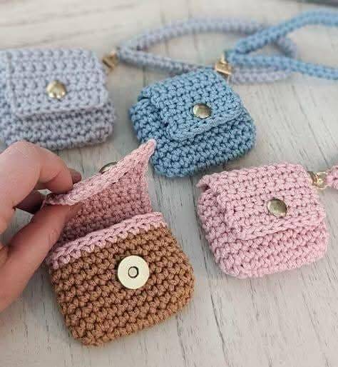 bolsinhas de crochê
