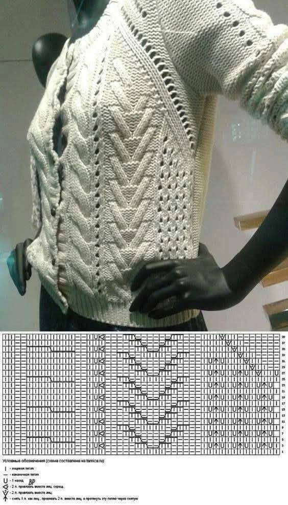 blusas de crochê e tricô
