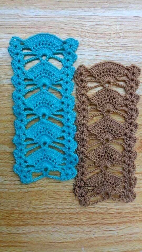 pontos de crochê