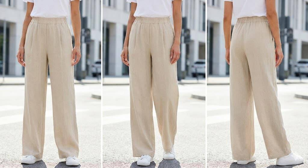Calça de alfaiataria oversized