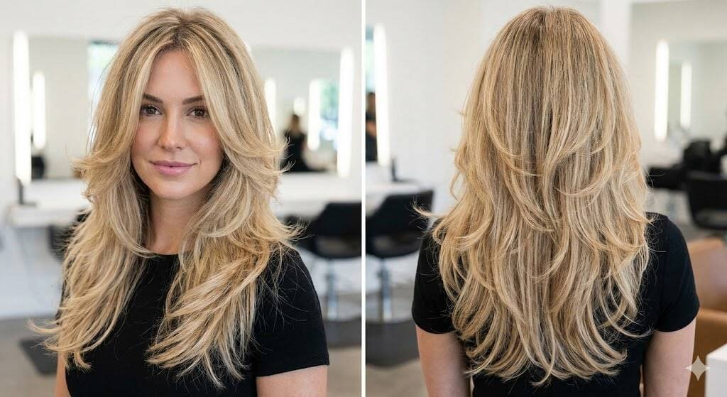 Corte de cabelo feminino butterfly