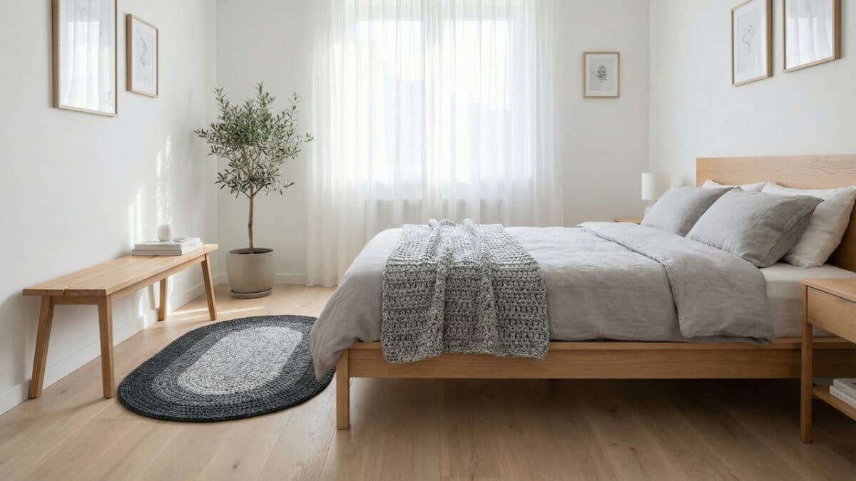 Cores de crochê para quarto escandinavo que trazem paz para o seu lar