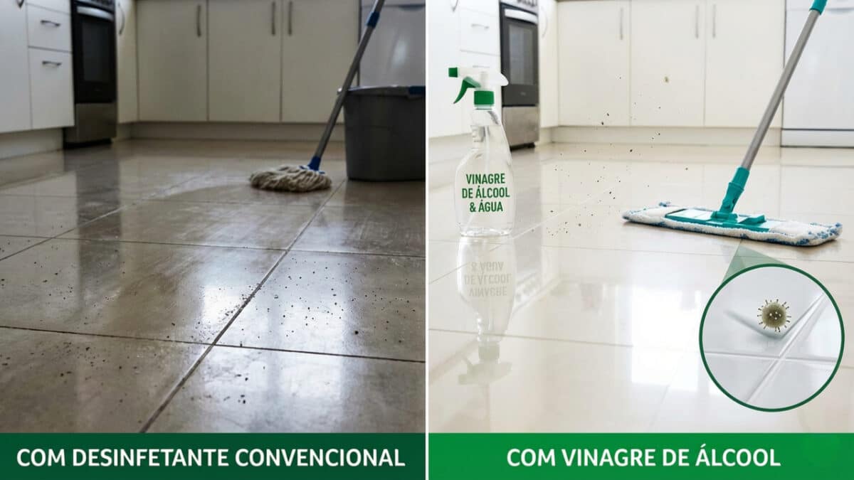 Truque que mantém o piso limpo por mais tempo e evita que a poeira grude no chão