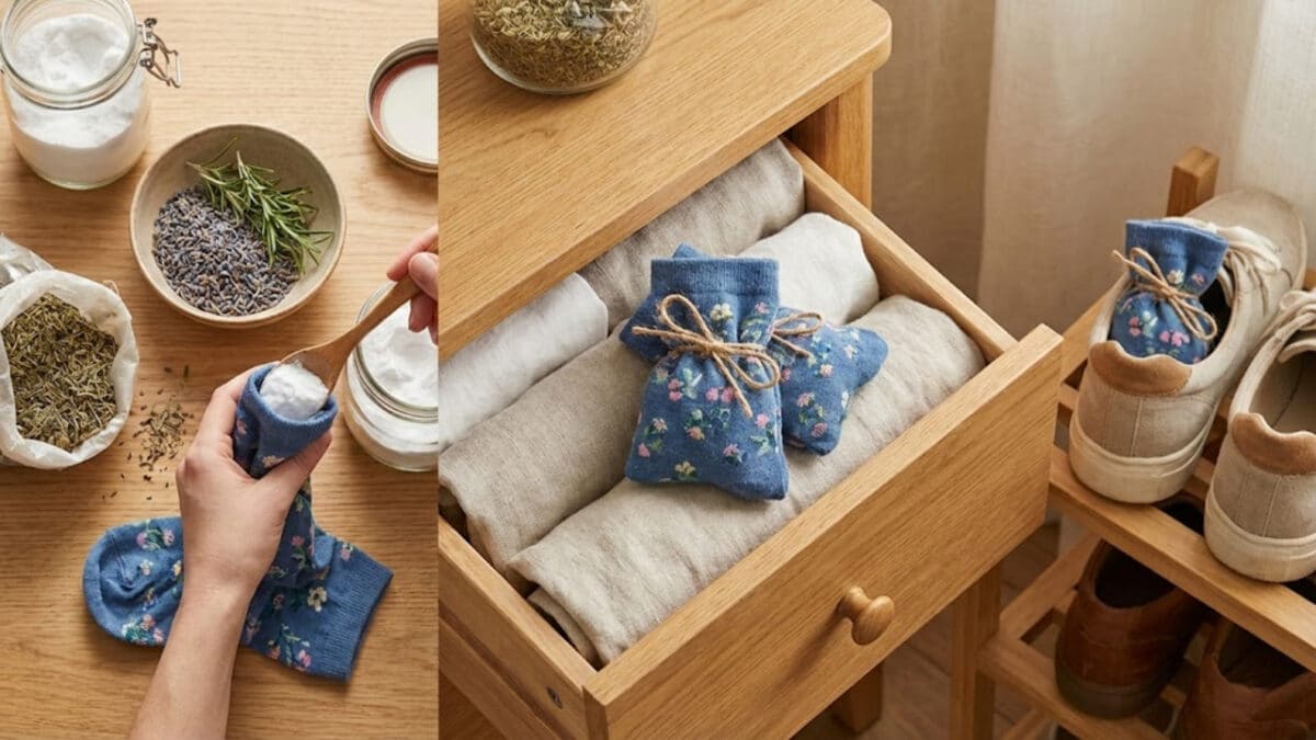 Truques para usar meias e lençóis velhos que são muito úteis para sua casa