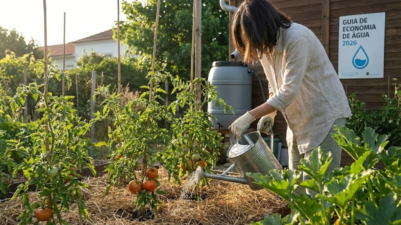 Cinco truques simples para economizar água no jardim em 2026