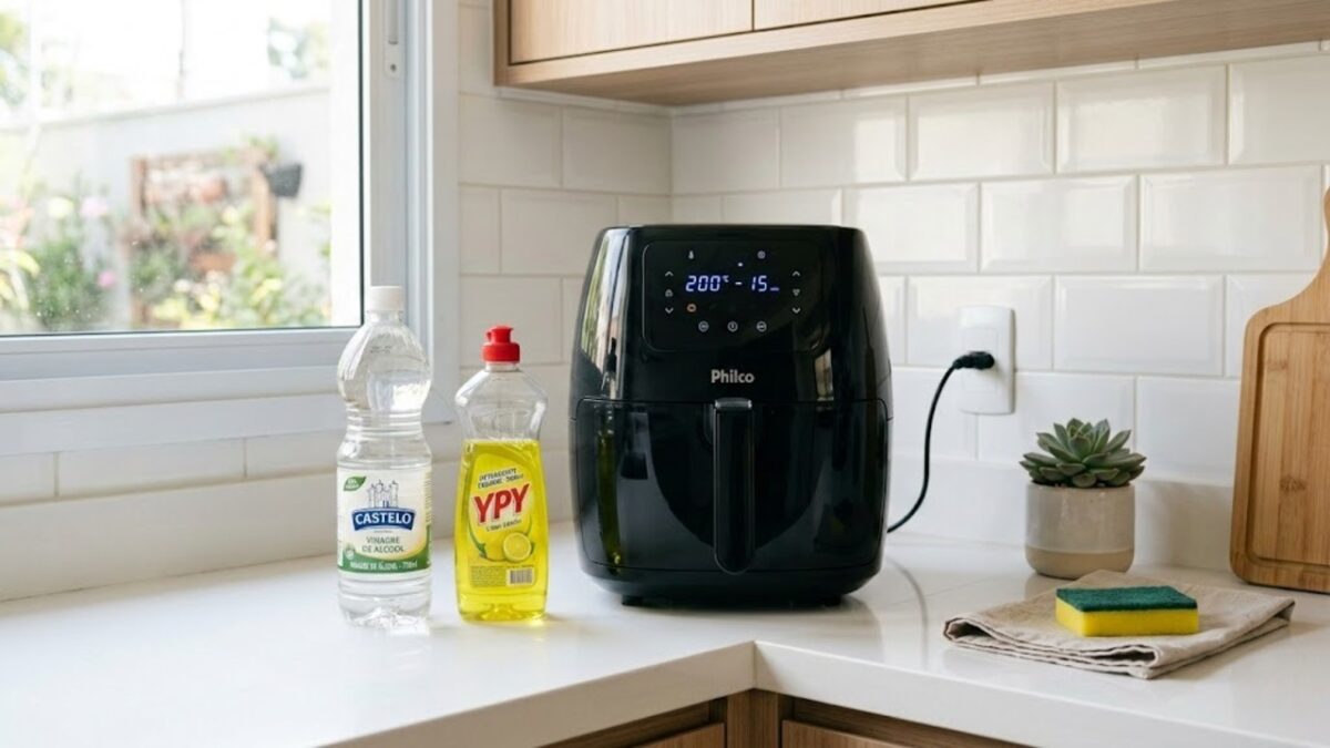 Esqueça produtos caros: três maneiras simples de limpar a Air Fryer