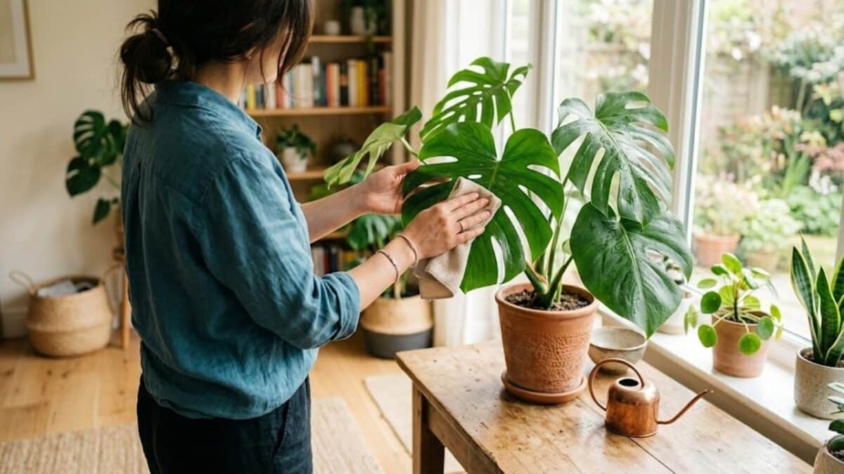 Manutenção de plantas de interior: cinco cuidados práticos para ter folhas brilhantes