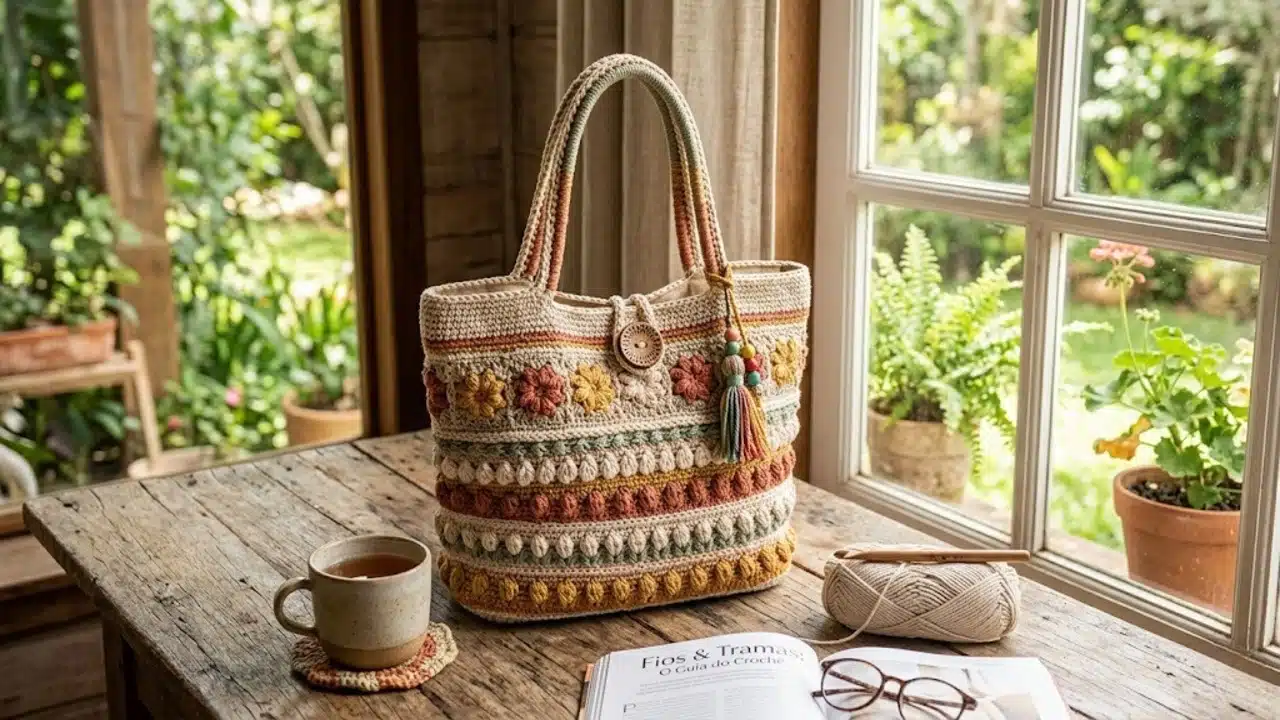 Veja lindos modelos de bolsas de crochê para transformar seu estilo em 2026