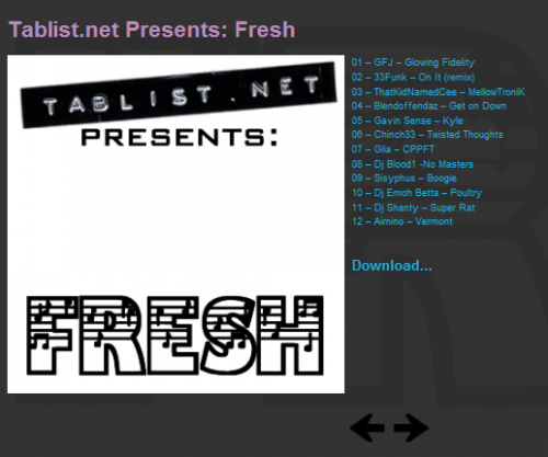 Tablist.net Presents: Fresh - download now...
