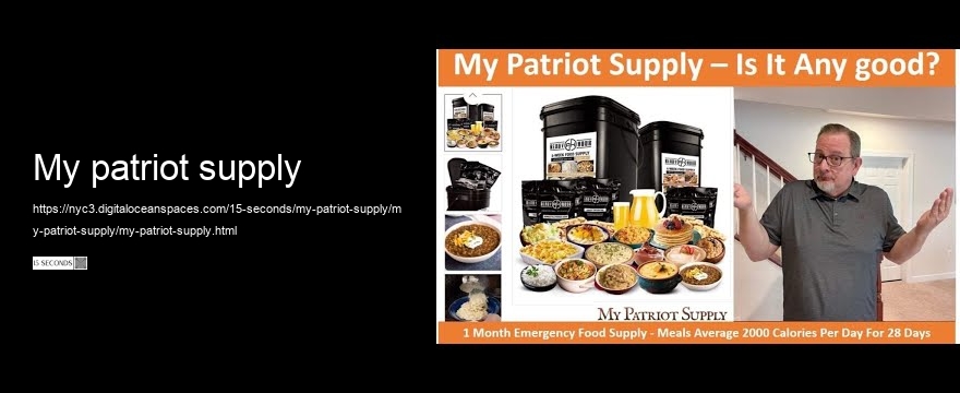 my patriot supply
