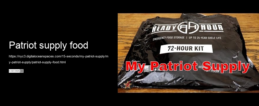 patriot supply food