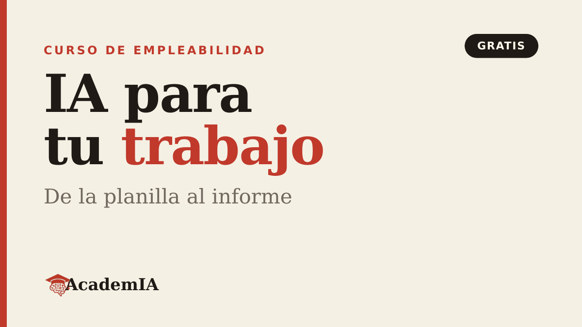 IA para tu trabajo