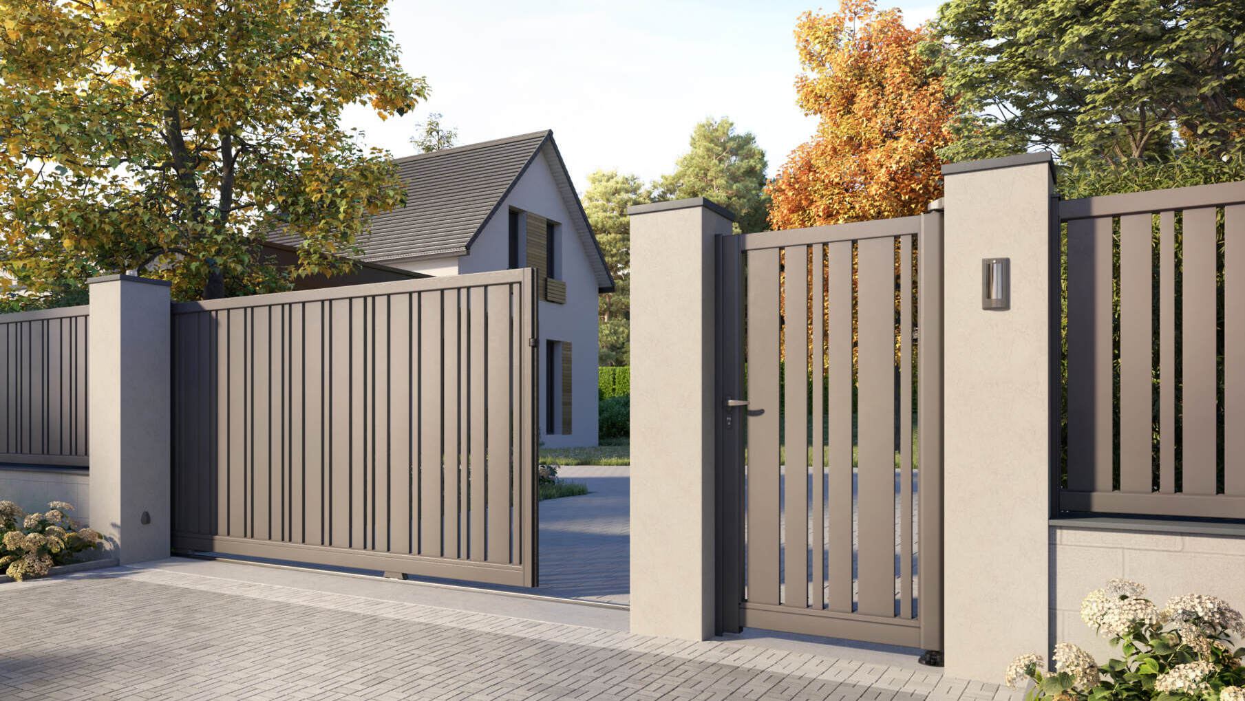 Solar-Powered Electric Gates for Businesses in Birmingham