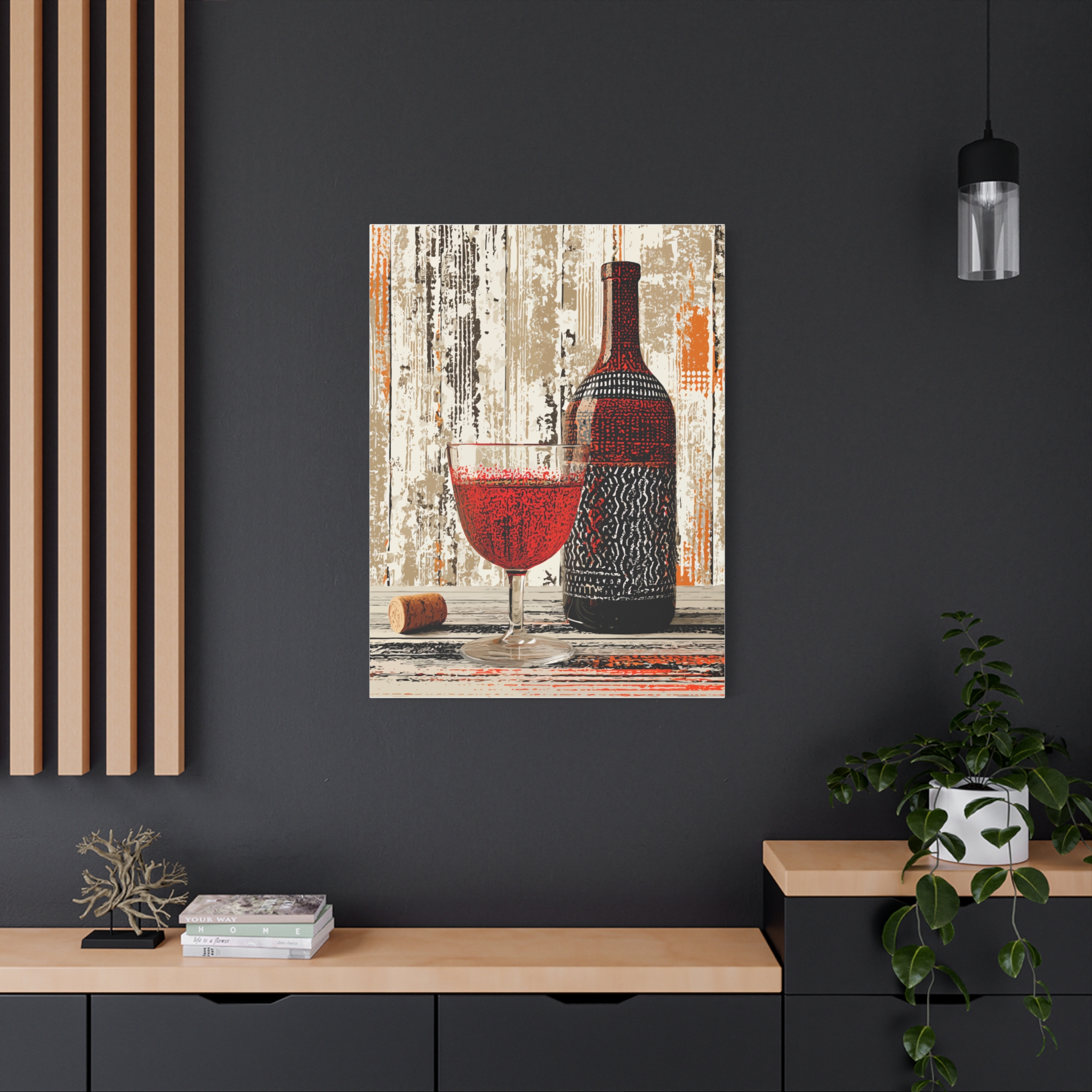 Wine-Themed Matte Canvas Wall Art - Perfect for Home Decor and Celebrations - Image 8