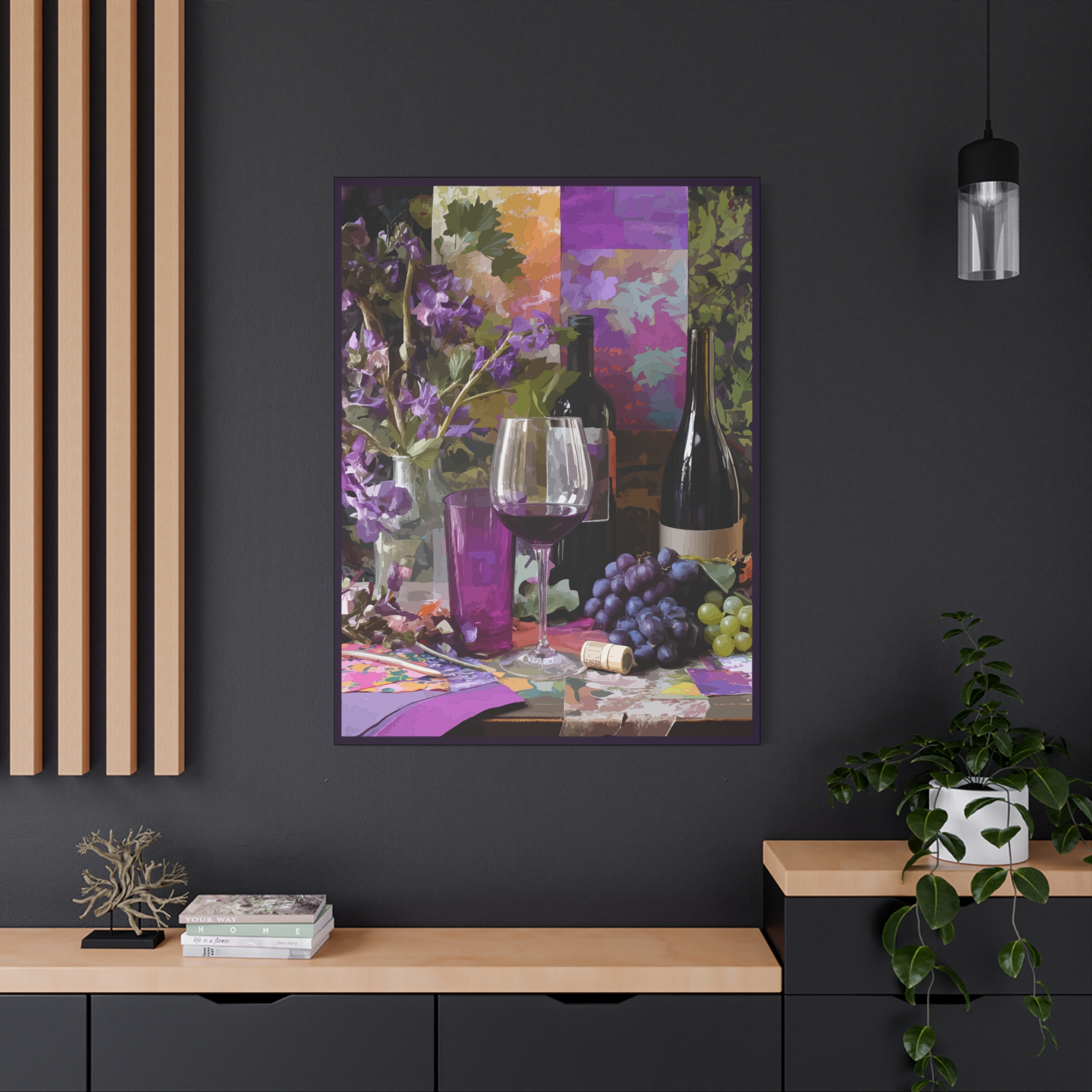 Vibrant Wine-Themed Canvas Art – Perfect for Home Decor - Image 12