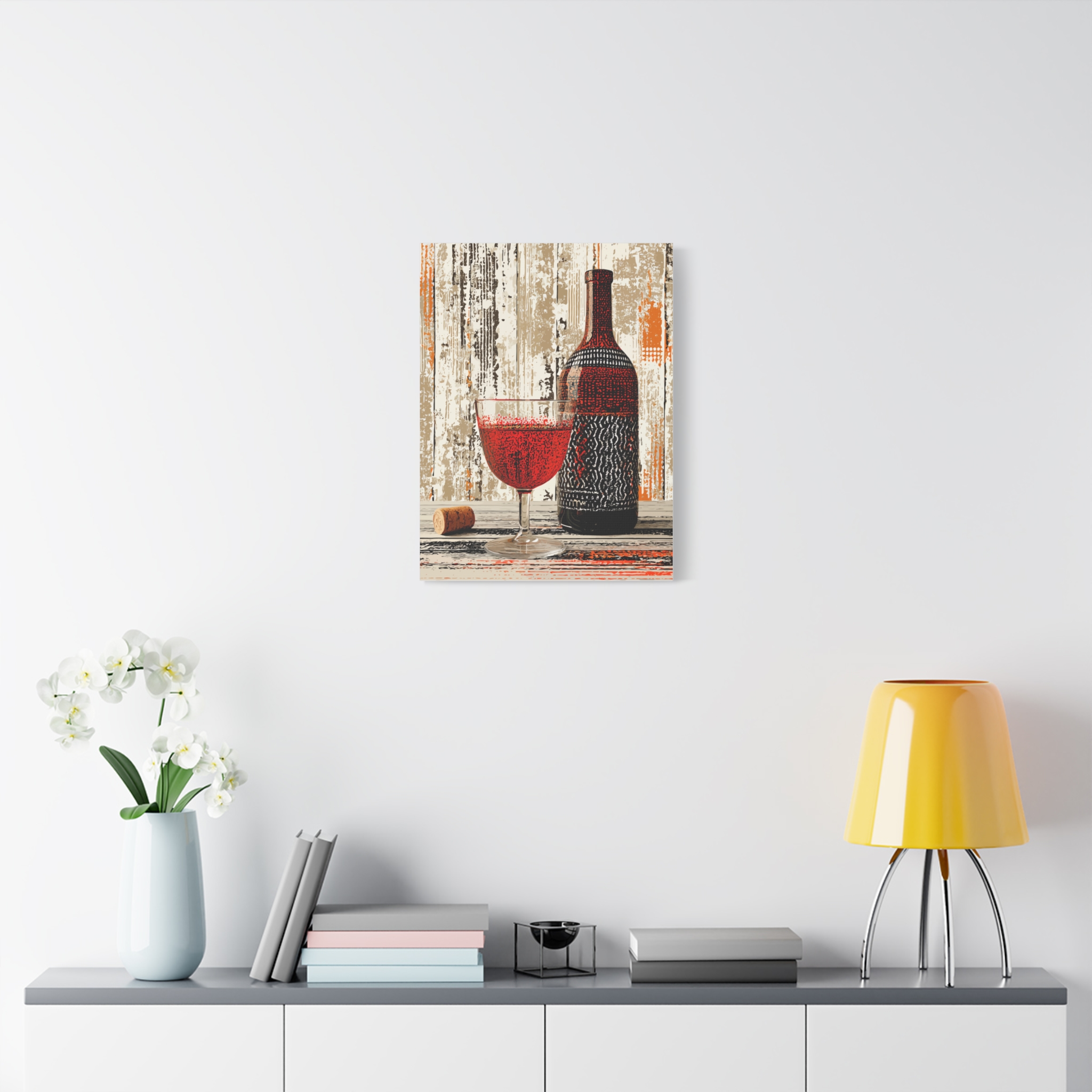 Wine-Themed Matte Canvas Wall Art - Perfect for Home Decor and Celebrations - Image 3