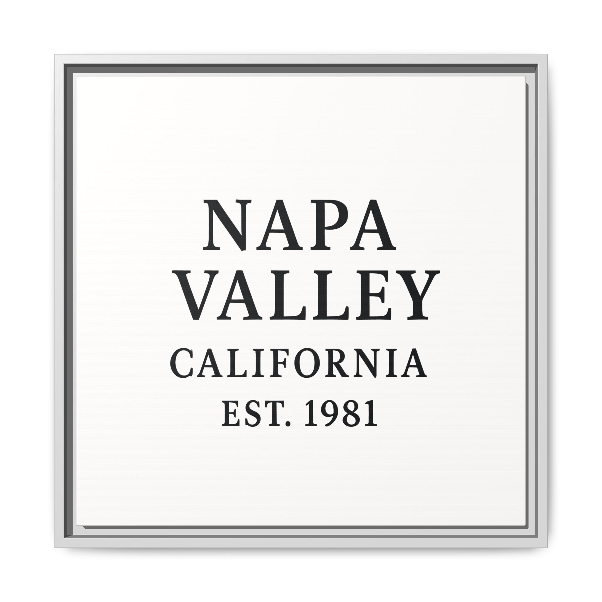 Napa Valley California Wine Region Typography Canvas Print for Kitchen, Bar, or Tasting Room Wall Decor - Image 93