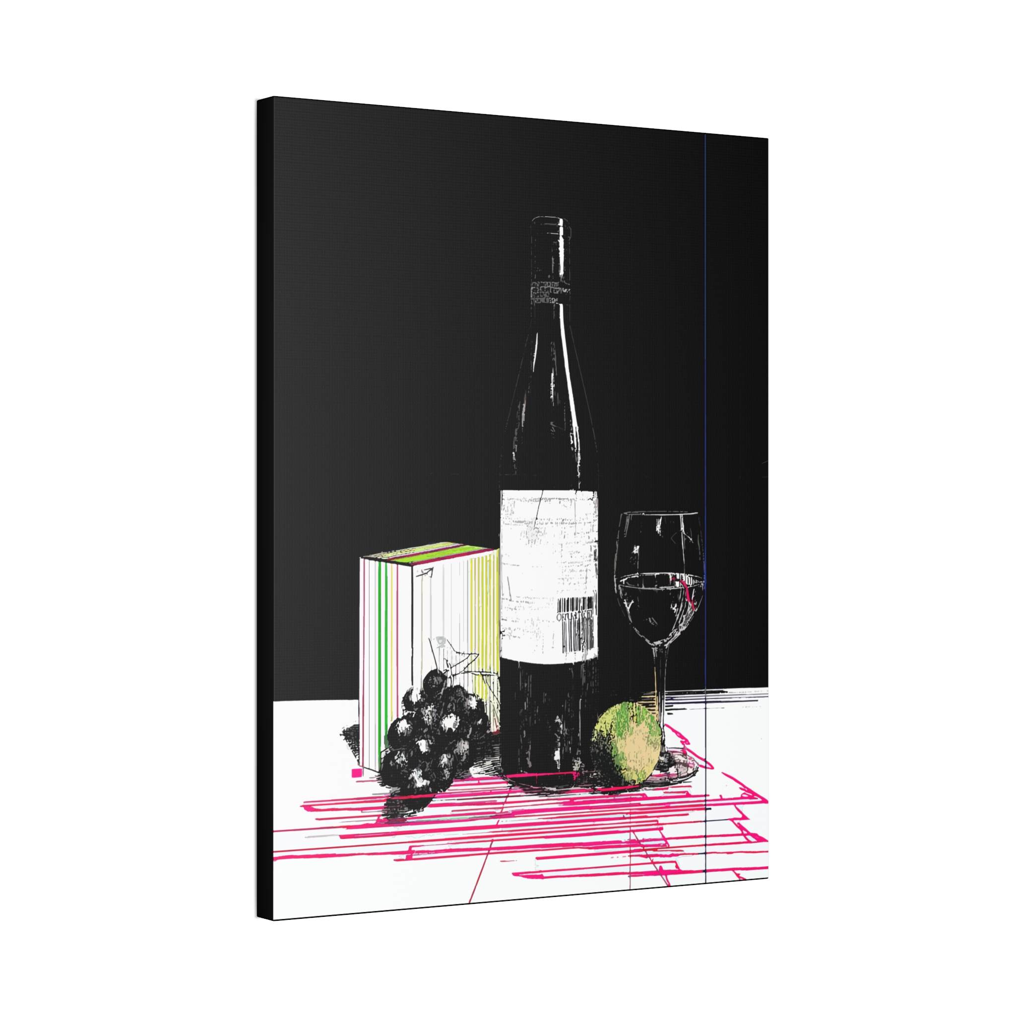 Wine-Themed Canvas Art Print - Elegant Decor for Home & Dining - Image 10