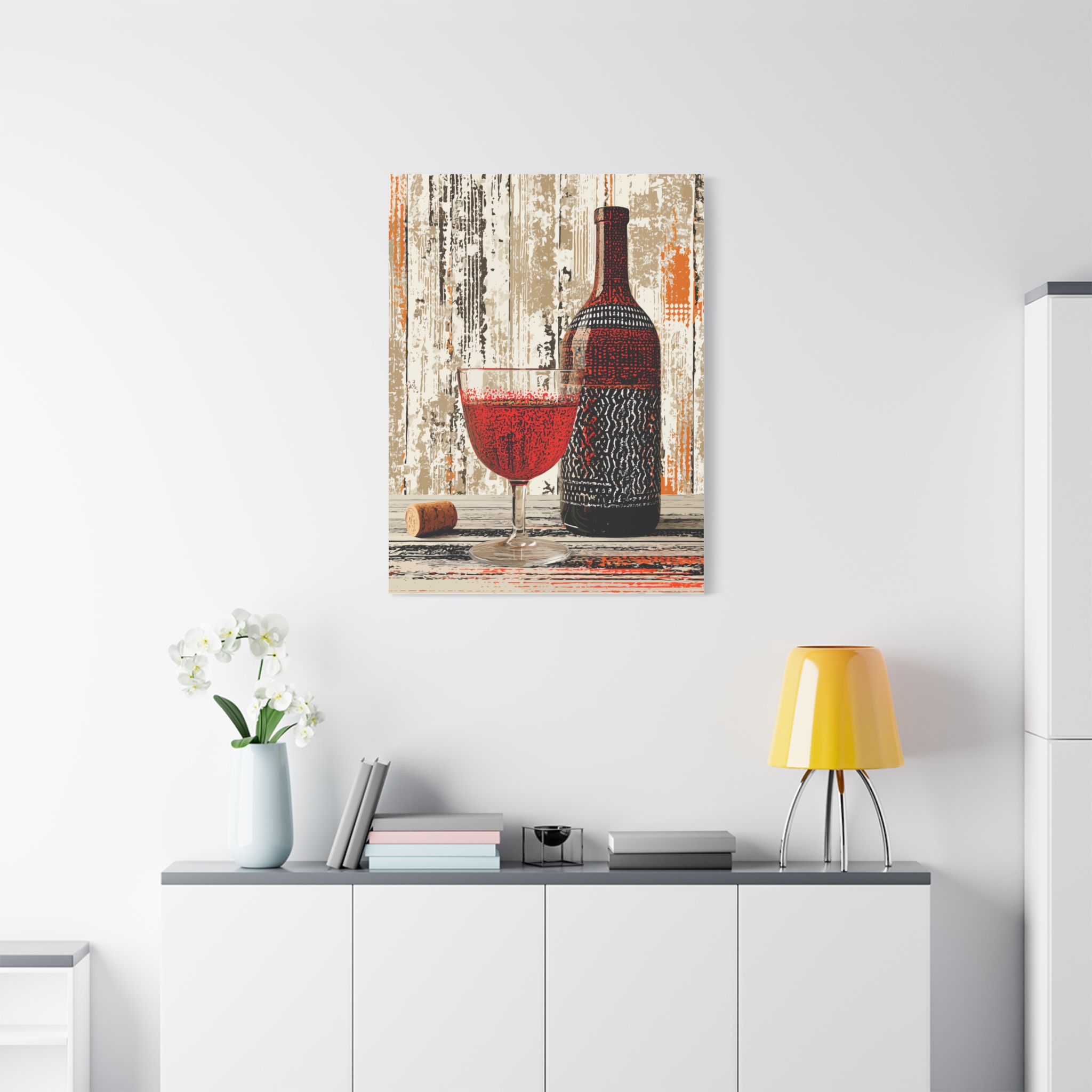 Wine-Themed Matte Canvas Wall Art - Perfect for Home Decor and Celebrations - Image 7