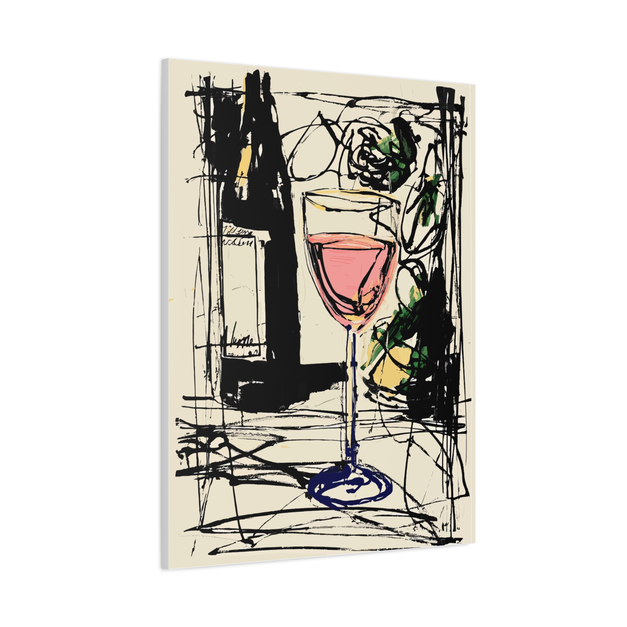 Wine-Themed Matte Canvas Art for Home Decor - Image 6
