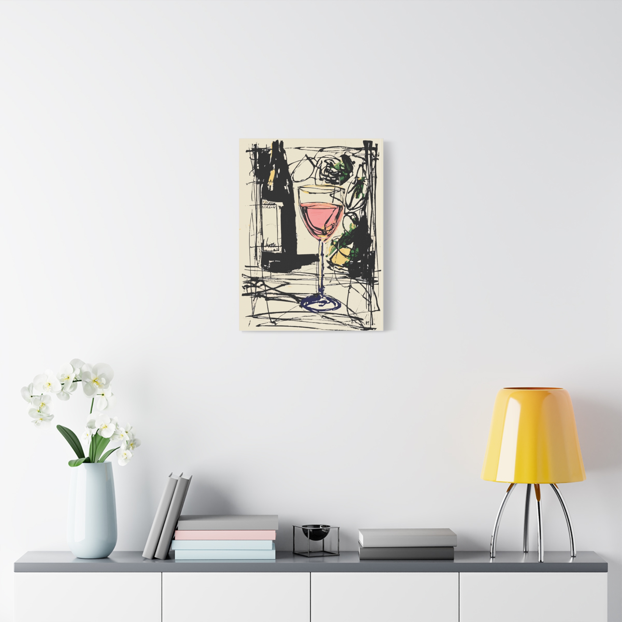 Wine-Themed Matte Canvas Art for Home Decor - Image 3